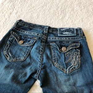 MEK Denim Boyfriend Crop Capri Jeans